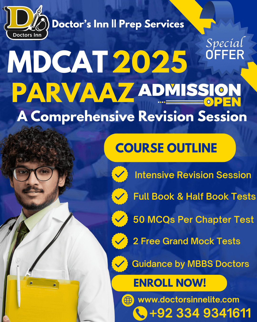 MDCAT 2025 – PARVAAZ Comprehensive Revision Session